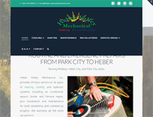 Tablet Screenshot of hebervalleymechanical.com